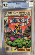 What if? #31 CGC 9.2 Newsstand Death of Hulk Wolverine 1982