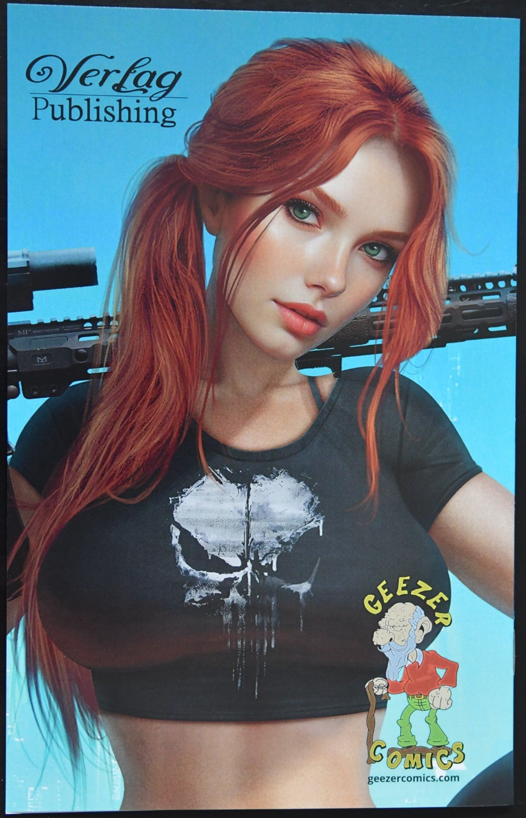 Skyline #3 Lady Punisher 3 Book Set Geezer Comics Verlog Publishing