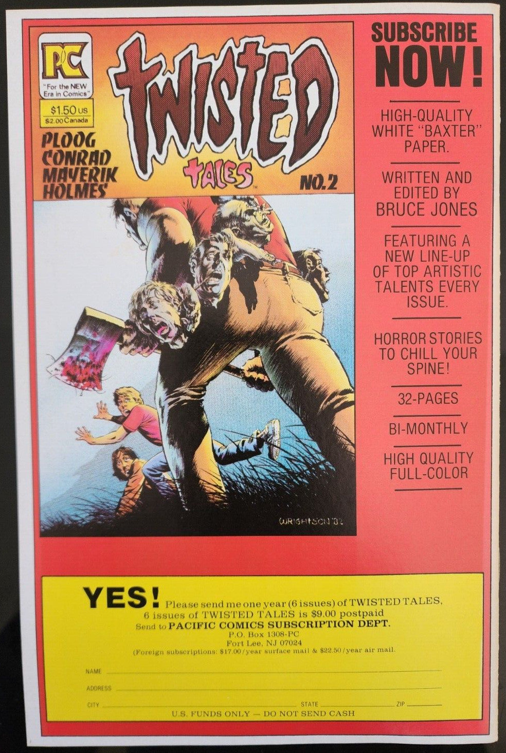 Alien Worlds #1 ~ PACIFIC 1982 ~ Al Williamson Tim Conrad