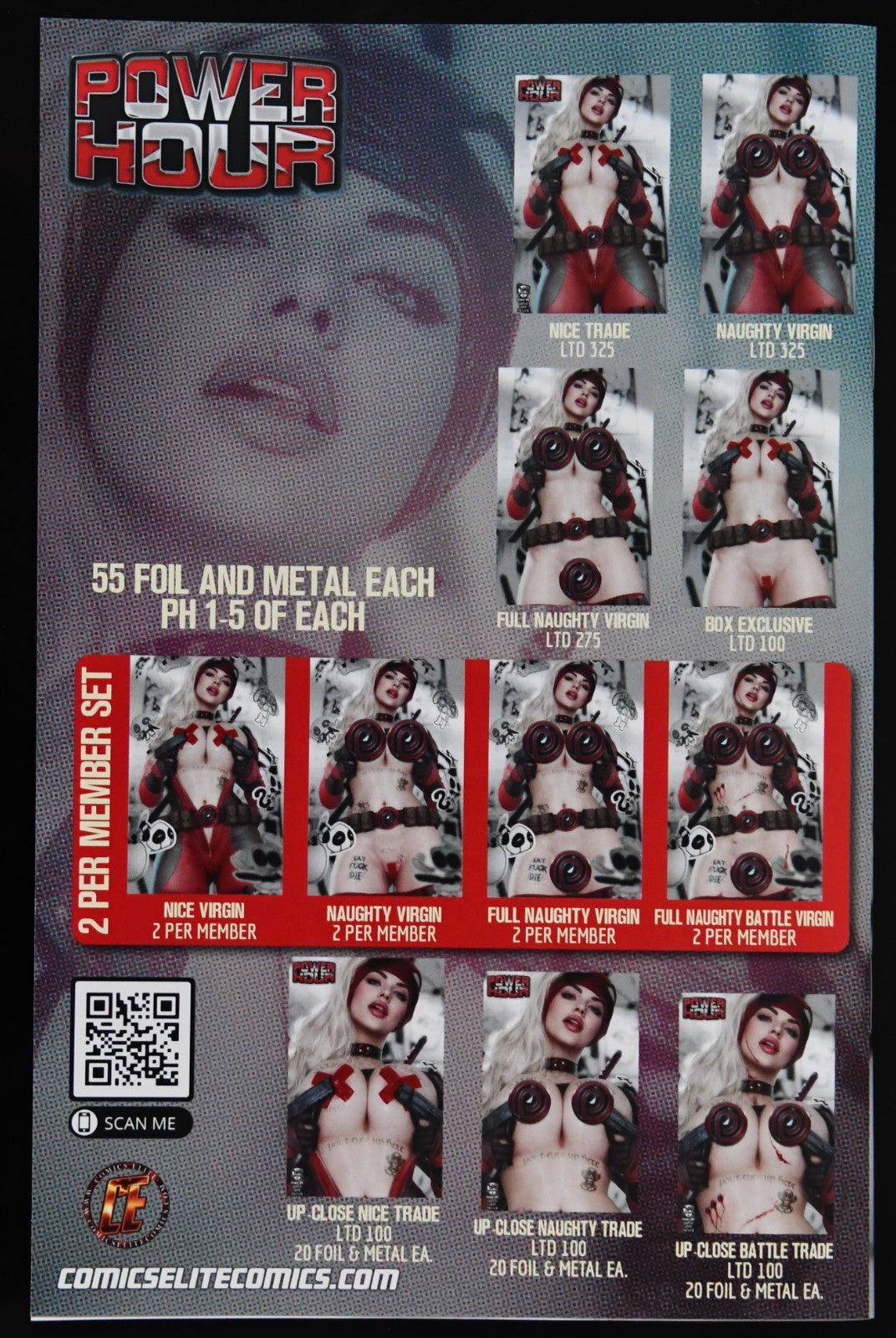 Power Hour Preview 3 Shikarii Lady Deadpool Full Naughty Battle Virgin Ltd 100